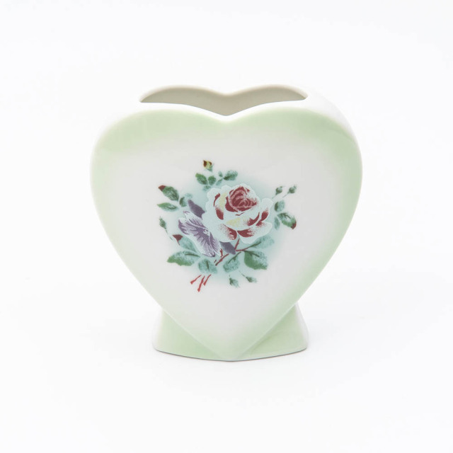 プリンセスローズ　グリーン　ハートフラワースタンド [ご予約商品]