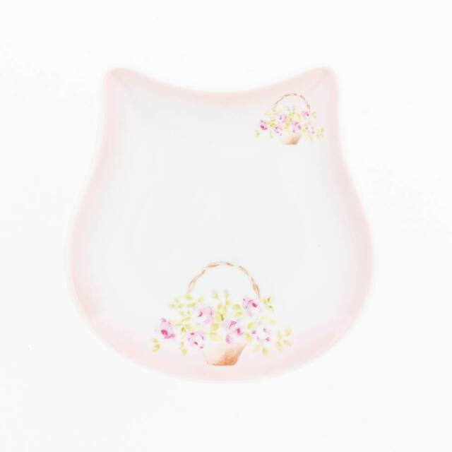 ローズバスケット　ねこベビープレート [ご予約商品]