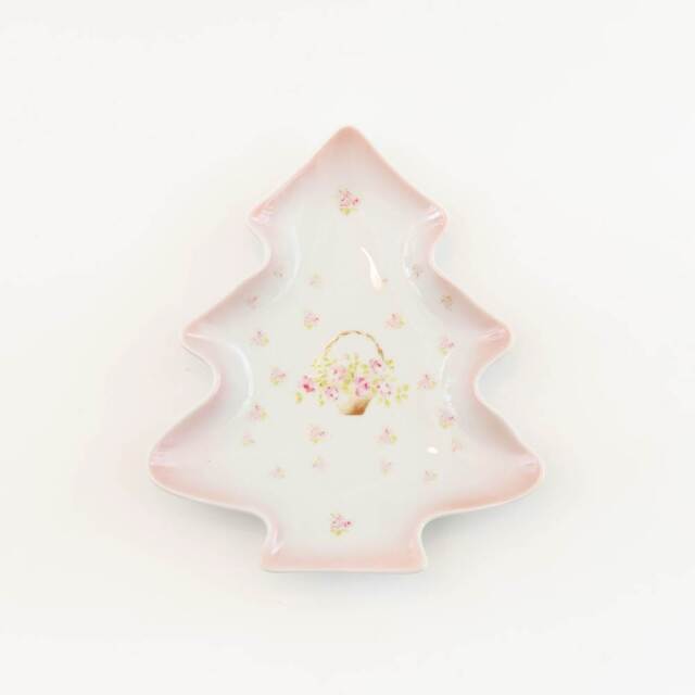 [ご予約商品]ローズバスケット　クリスマストレーL