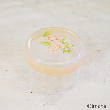 ダイアナローズ　蓋付ガラスカップS