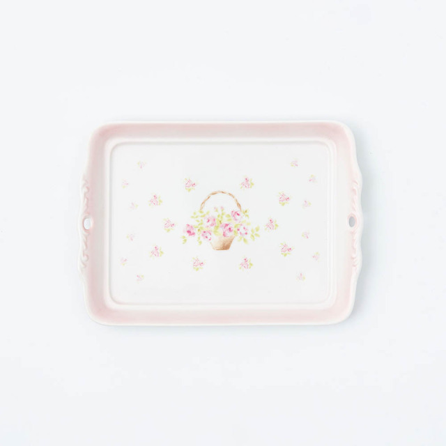 ローズバスケット　アンティークトレーM [ご予約商品]