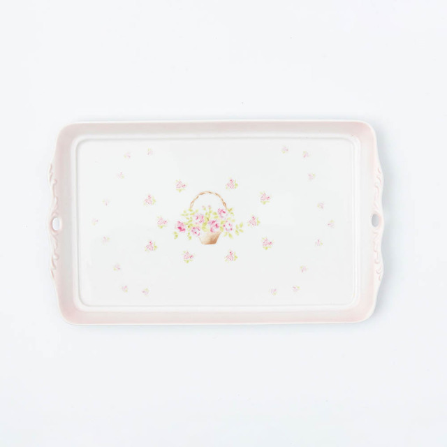 ローズバスケット　アンティークトレーL [ご予約商品]