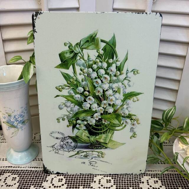 メタルサインプレート ミュゲ