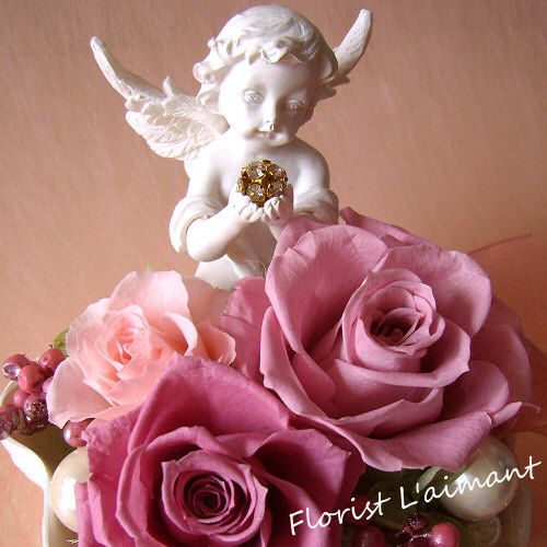 プリザーブドフラワー  「エンゼル・シェル」02