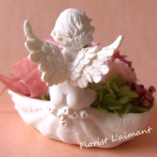 プリザーブドフラワー  「エンゼル・シェル」03