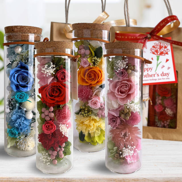 プリザーブドフラワーセット 多色