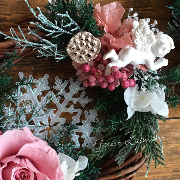 ミニリース（ピンク）02