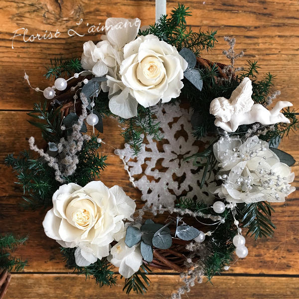 ミニリース（ホワイト）01