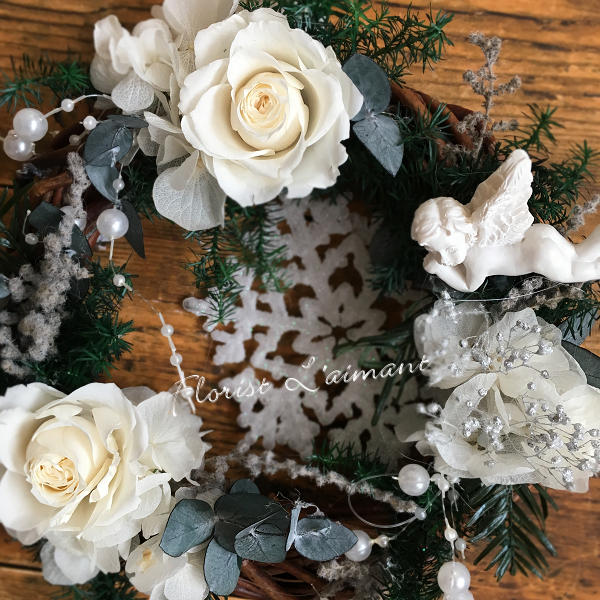 ミニリース（ホワイト）02