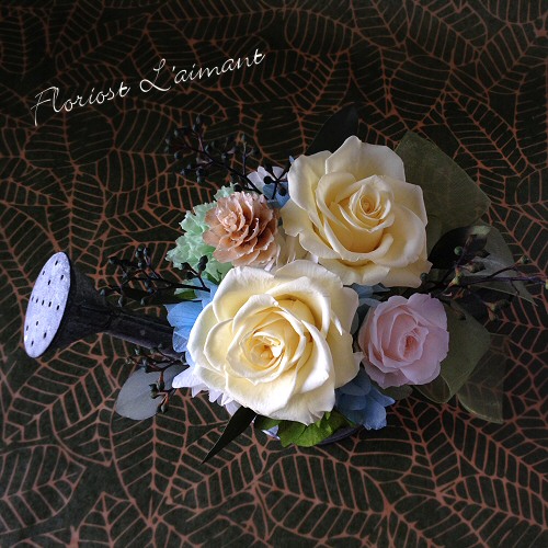 ローズポット（イエロー）04