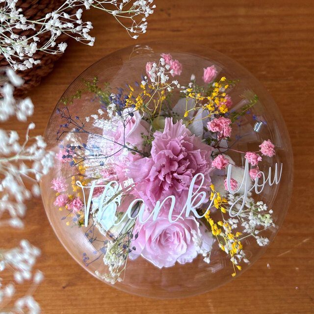 プリザーブドフラワー 母の日 プレゼント 誕生日プレゼント ガラス