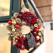 クリスマスリースゴールデン