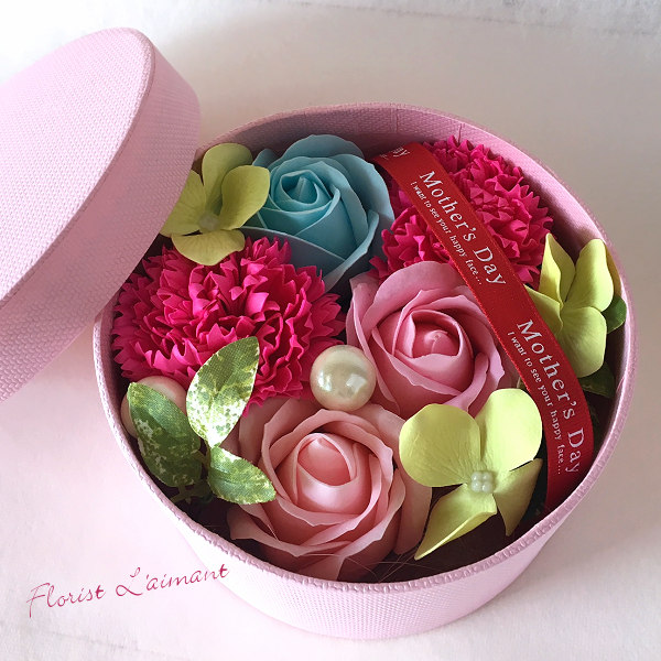 ソープフラワー（ピンク）01