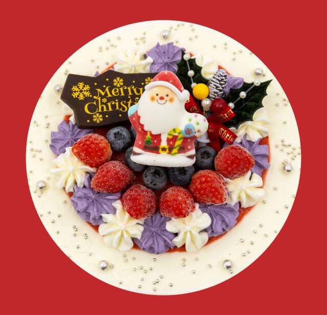 【予約受付11/10～12/18】クリスマスアイスケーキA ホワイトベリー