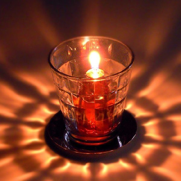 キャンドルホルダーとランプオイルセット ブラス製 壁掛けオイルランプ