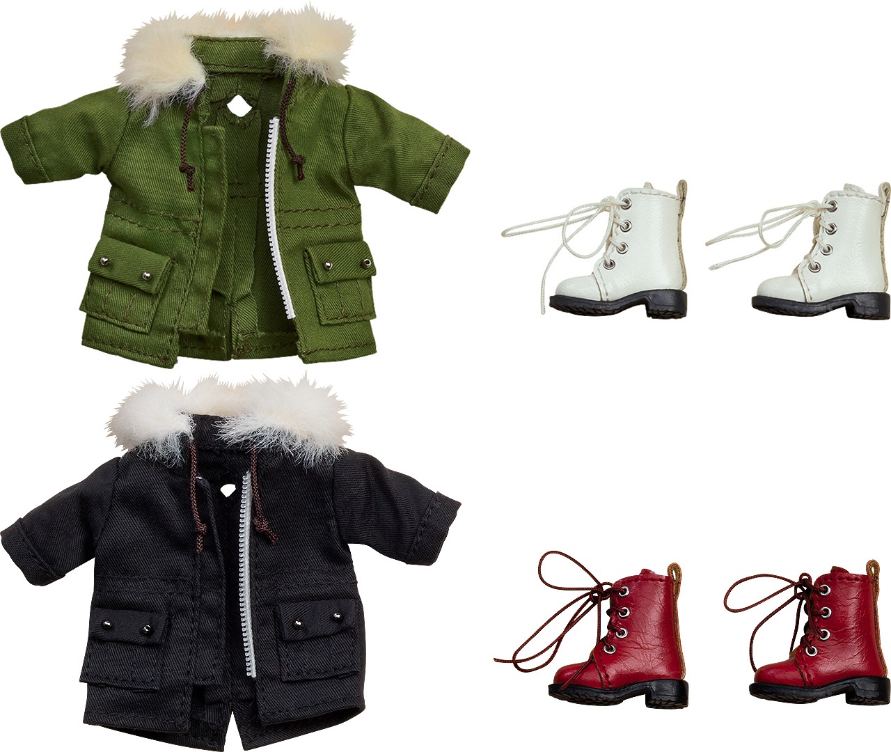 ねんどろいどどーる あったかセット ブーツ&モッズコートKB