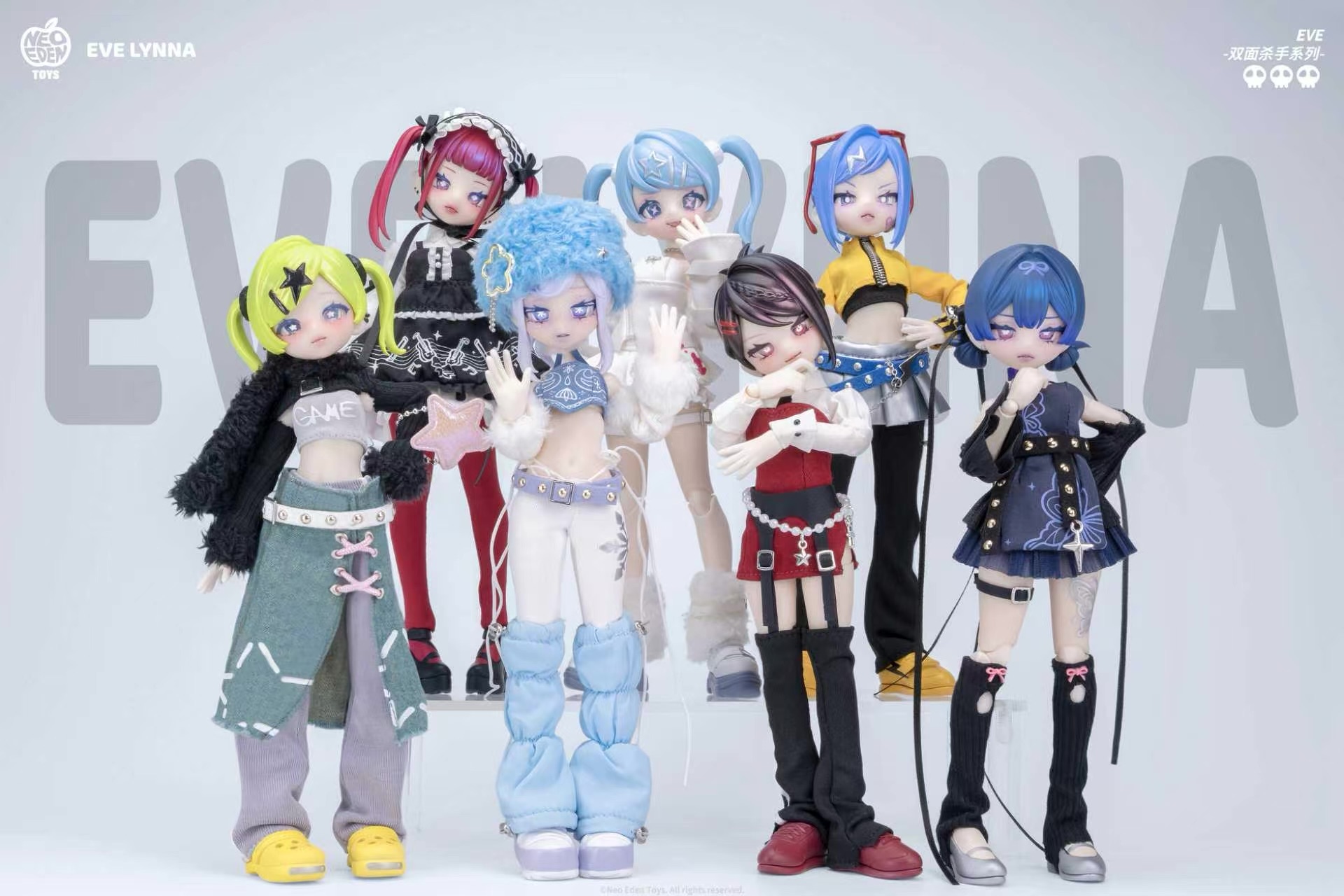 NEO EDEN TOYS Eve lynna 双面の殺し屋シリーズ トレーディングドール