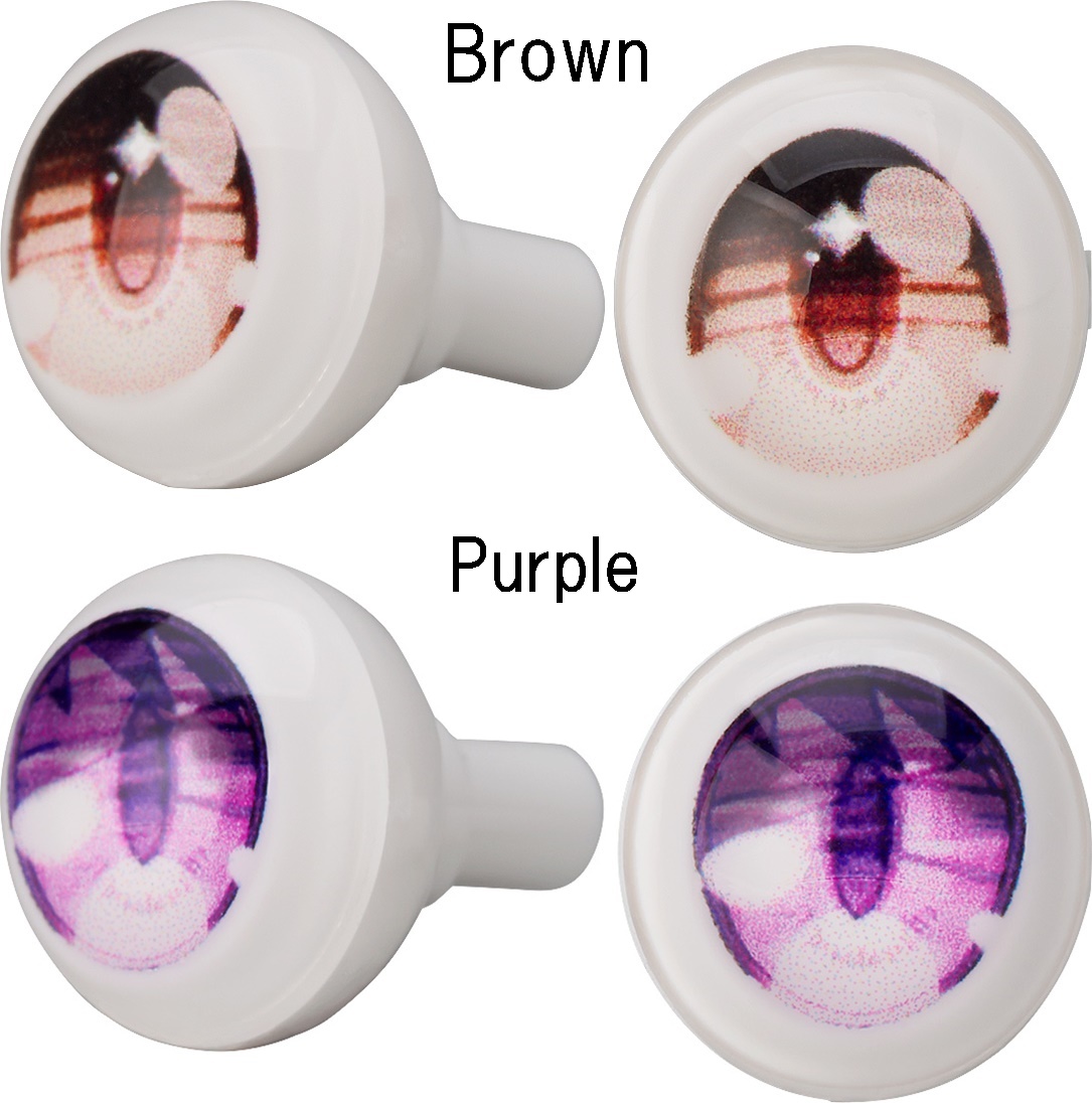 ねんどろいどどーる どーるアイ Make Up!:れにゃ（Brown/Purple）