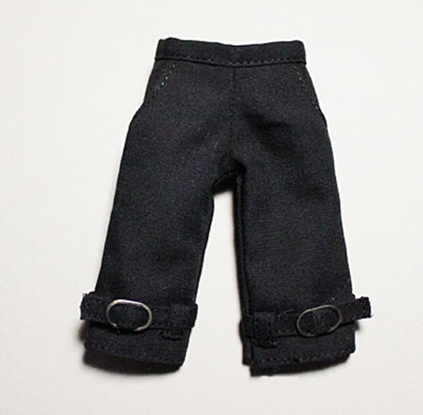 HS ベルテッドハーフパンツ/黒/イスルサイズib003