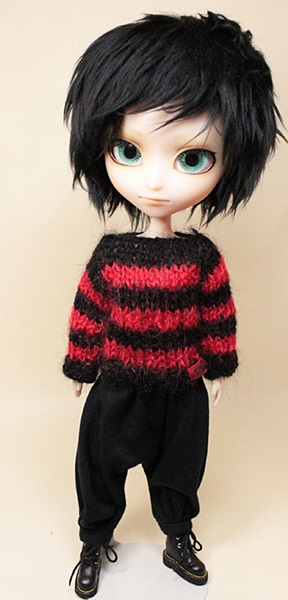 HS サルエルパンツ黒/イスルサイズib004