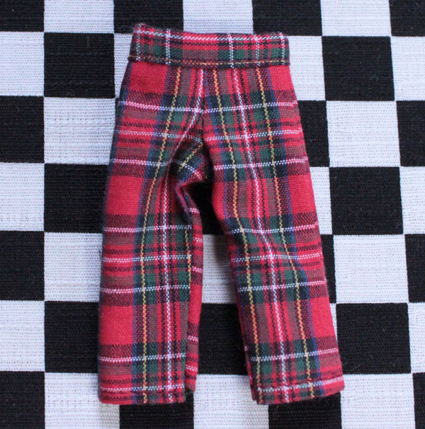 HS オビツ11サイズ　タータンチェックパンツ [ob004]