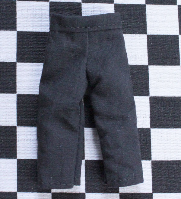 HS オビツ11サイズ　パンツ／黒 [ob005]