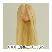 オビツ11センチボディ用植毛ヘッド11-01/ナチュラル ミルキーゴールド11HD-D01NC18