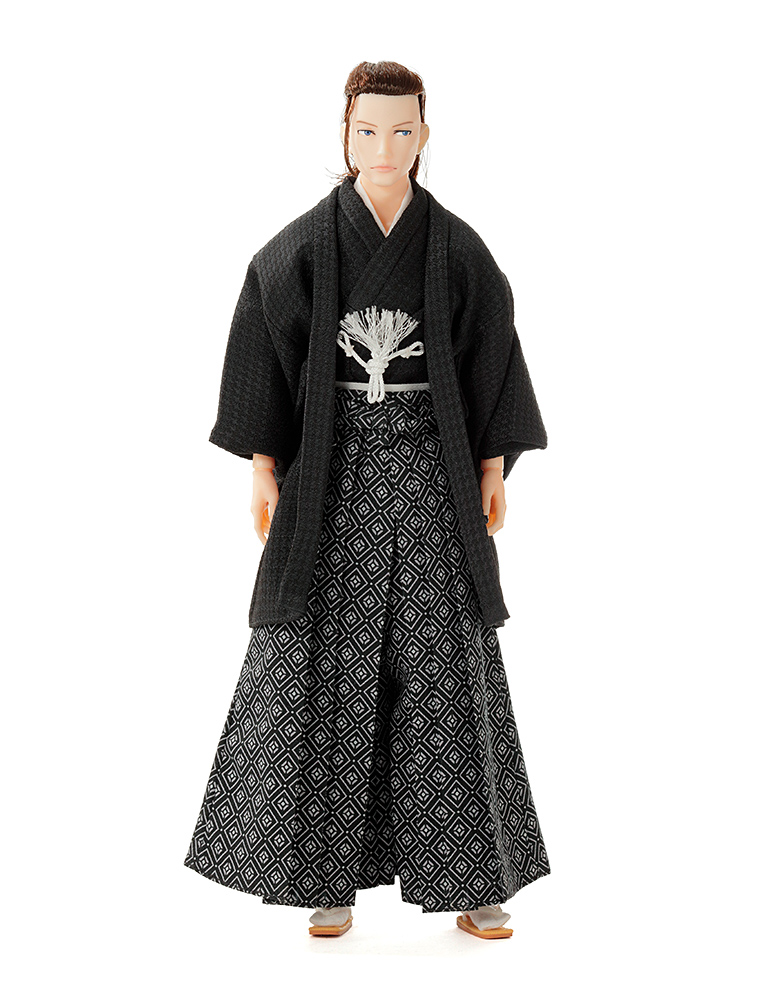 PetWORKS 六分の一男子図鑑 袴スタイル・蒼黒 ナイン [1025041]