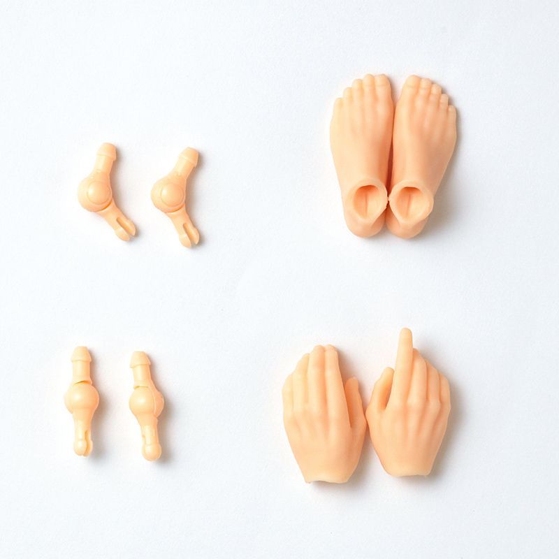 PetWORKS 六分の一男子図鑑　手先・足先セット（アイボリーベージュ）