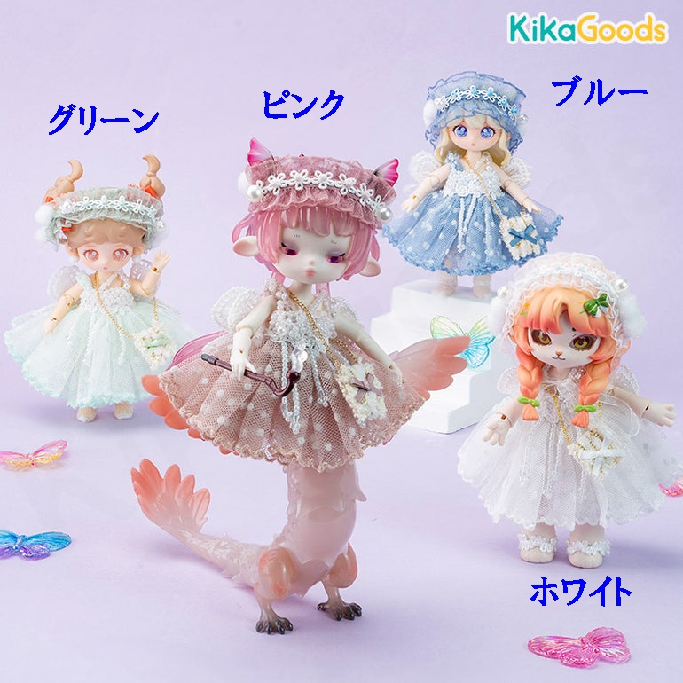 1/12 水玉スカートフェアリードレスセット