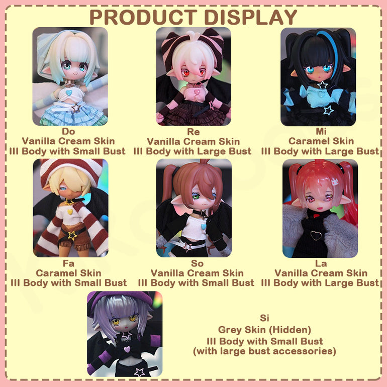 UF Doll 1/12 ドレミ バンド / DoReMi Band Series Action Figure ブラインドボックス