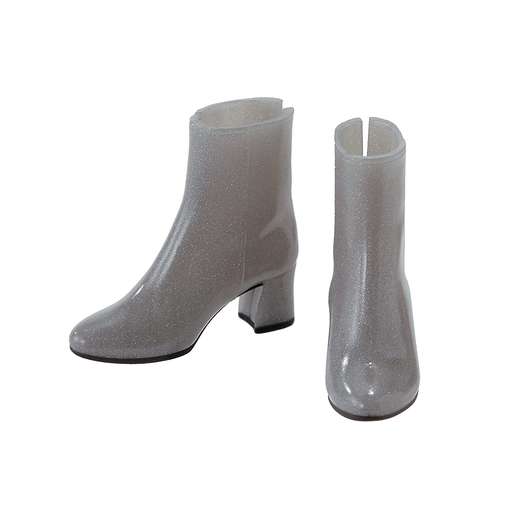 PW ショートブーツ シルバーラメ [2624017]