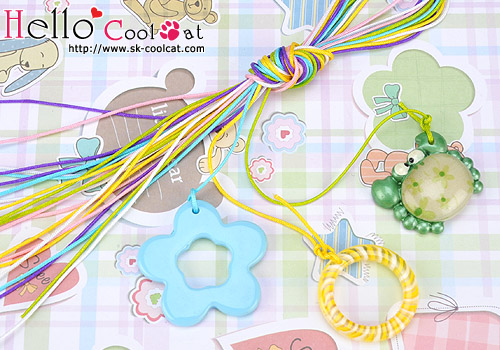 CCプルリング用ひも6本ミックスカラーセットY64