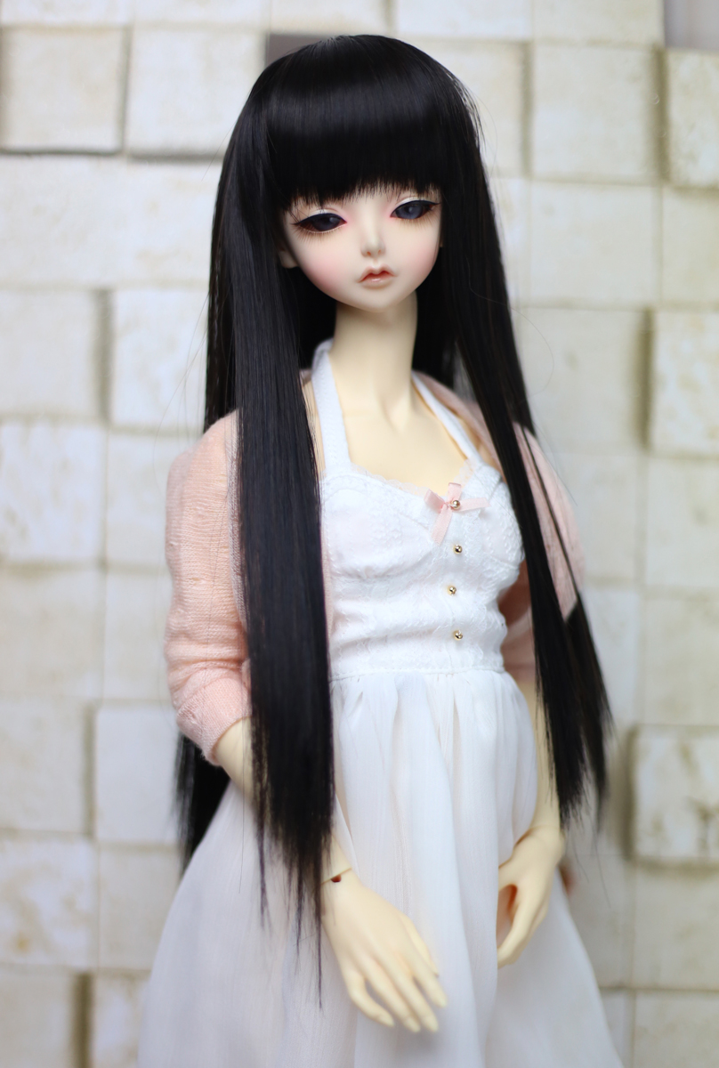 DOLKオリジナル9～10インチウィッグ BK-L0021D(Black)