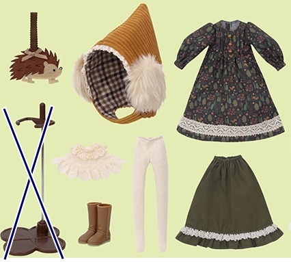 ネオブライス「ヘッジホッグのヘーゼル」 Hazel the Hedgehog アウトフィット