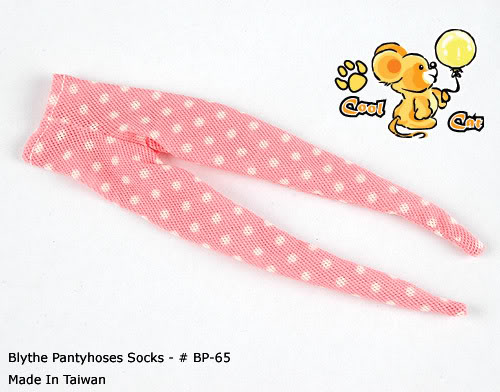 ブライス、DALサイズ タイツ メッシュ・ドットピンク BP-65