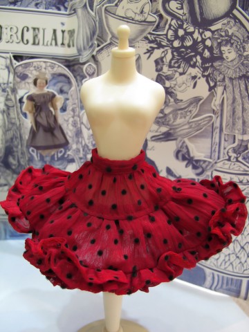 CCTシフォンスカートレッドc051