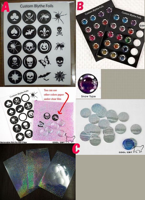 カラーアイフラット用カスタムシール