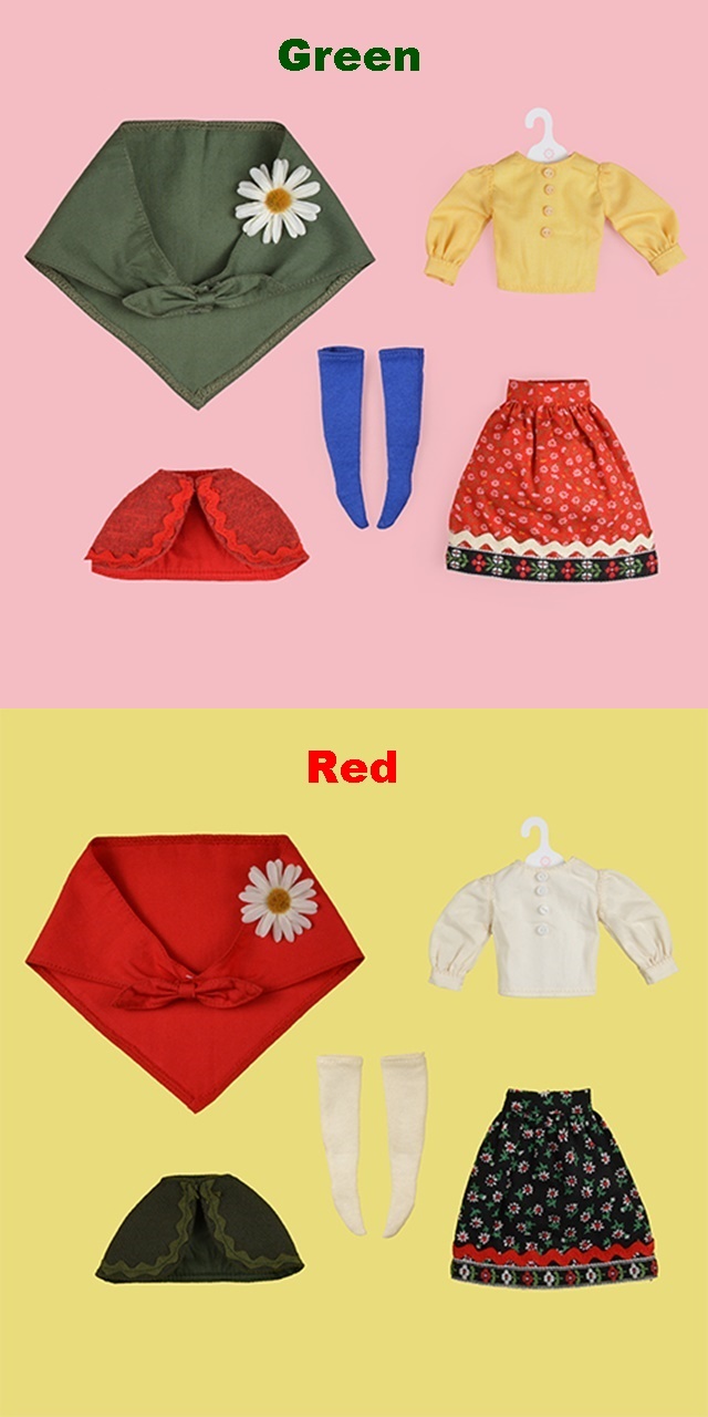 Dear Darling fashion for dolls『バブーシュカガールセット』