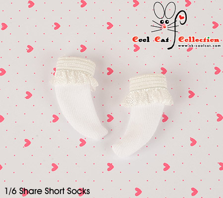 CCブライス・プーリップサイズ アンクルソックスホワイトKS-A03