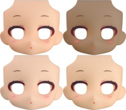 ねんどろいどどーる かすたむフェイスパーツ ジト目:メイク有り