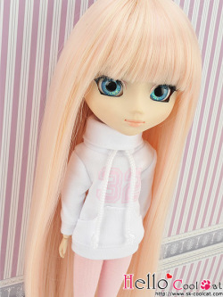 8～9.5インチCC耐熱 ウィッグ ストレートロング ピンク+ゴールド HT-04C 10796