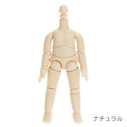 オビツ11センチボディマグネット付/ナチュラルマットスキンタイプ 11BD-D01MN-G