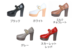 1/6用ヒールストラップシューズ　1_6SH-F01