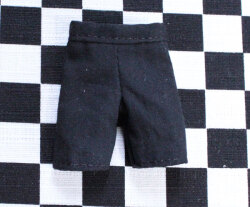 HS オビツ11サイズ　ハーフパンツ／黒 [ob006]