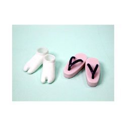 オビツ23・25・27センチ用草履・足袋セット 紫 27SH-F010V