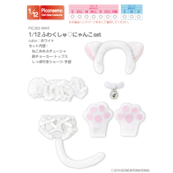 1/12ふわくしゅ♡にゃんこset PIC305-WHT