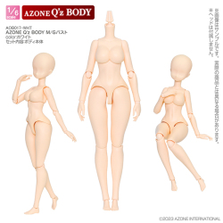 AZONE Q’z BODY M／Gバスト ホワイト AOB017-WHT