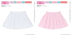 PNXS シンプルプリーツスカート ALB248