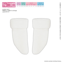 PNXS 三つ折りソックス ALB224-WHT
